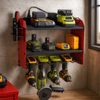 Tool Organiser Wall Mount Power Station Garage Storage Shelf