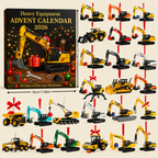 Toy Construction Advent Calendar Die Cast Vehicle Set