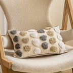Tufted Polka Dot Cushion Cover with Piped Edges - product view 3