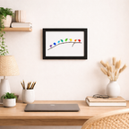 Coastal Bird Shadow Box Wall Art, Sea Glass and Driftwood — product view 7