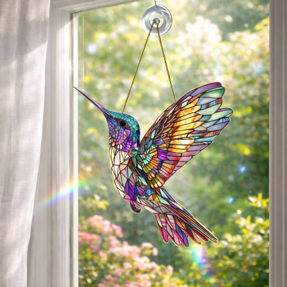 Bird Window Suncatcher, Decorative Hanging Light Catcher — product view 2