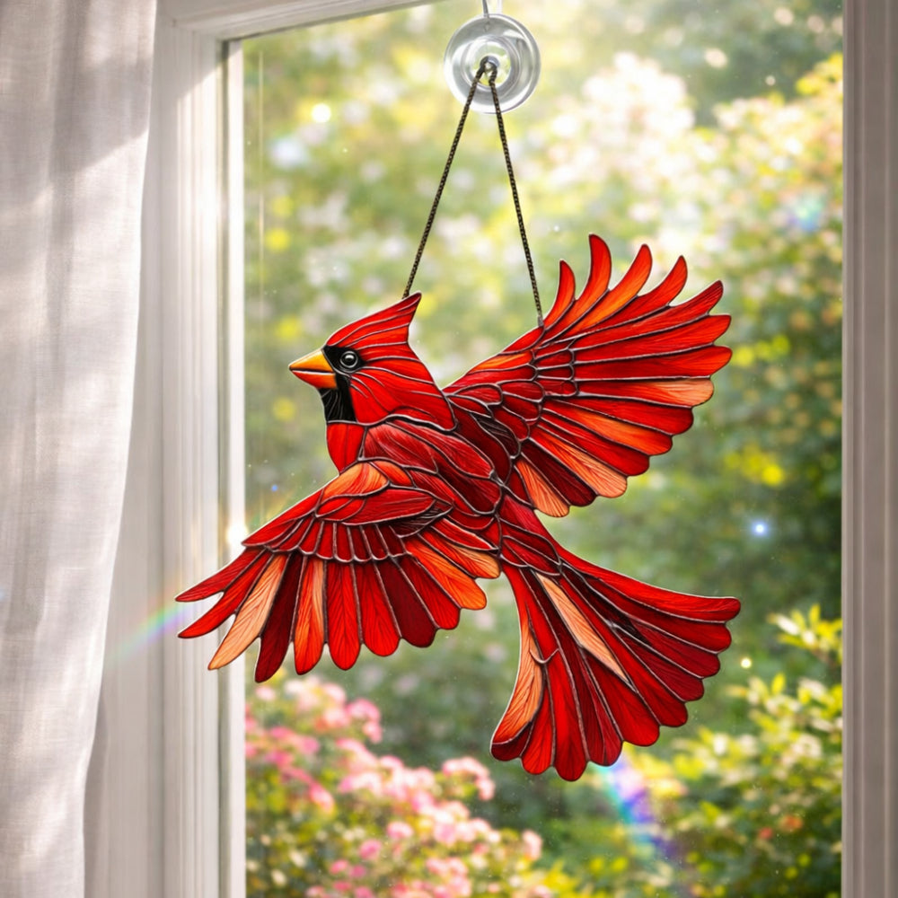 Bird Window Suncatcher, Decorative Hanging Light Catcher — product view 6