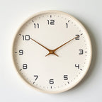 Wall Clock Minimalist Wooden Silent Quartz Home Display