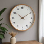 Silent Wooden Wall Clock, 25 or 30 cm — product view 2