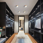 Wood-Effect LED Button Ceiling Light - view 7