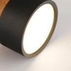 Wood-Effect LED Button Ceiling Light - view 10