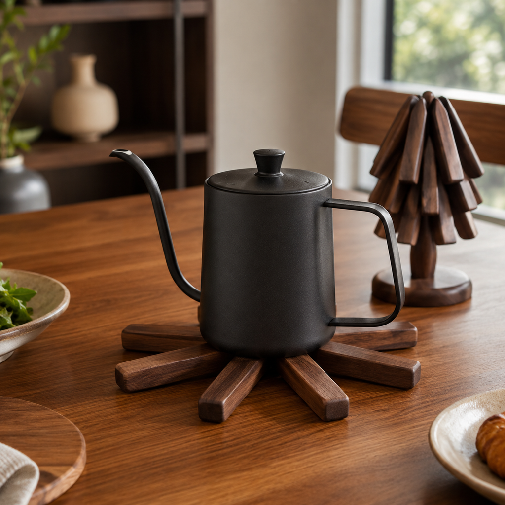Wooden Table Mat Foldable Decorative