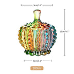 Iridescent Glass Lidded Sweet Jar, 180 mL