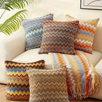 Zigzag Knit Cushion Cover – image 3