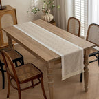 Woven Zigzag Tassel Table Runner – image 4