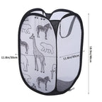Animal Print Pop-Up Mesh Laundry Basket – image 5