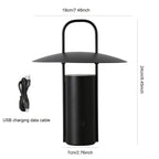 Cordless Metal Table Lamp, USB Rechargeable 3-Colour LED Light - product view 9