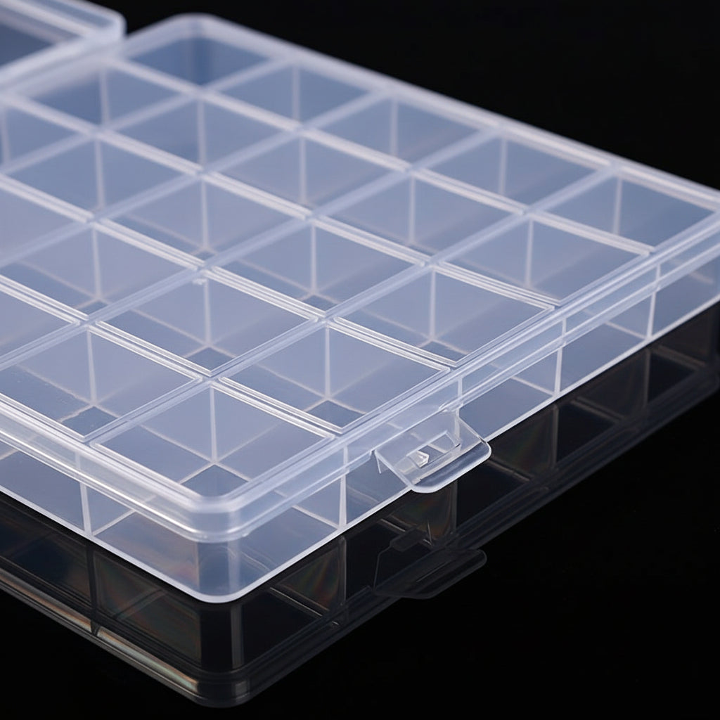 Storage Box Plastic Organiser Case Compartments