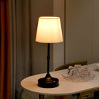 Cordless Fabric-Shade Table Lamp, USB Rechargeable and Dimmable - product view 3