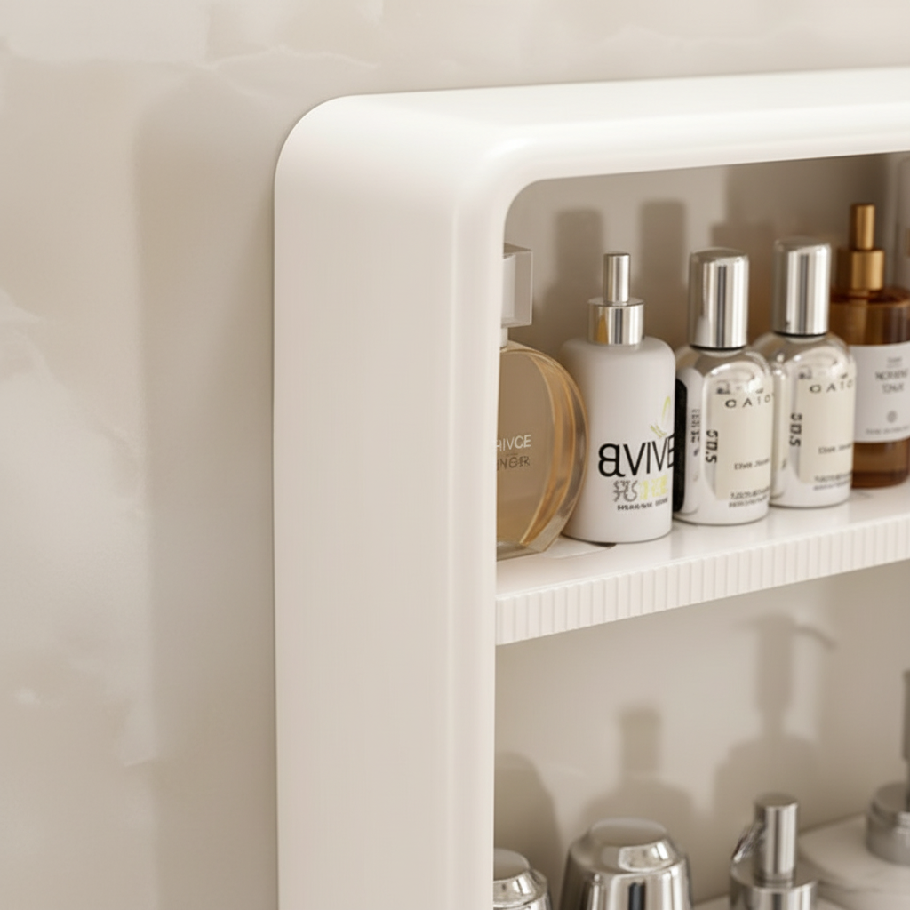 No-Drill Bathroom Wall Shelf, 2 or 3 Tiers - product view 3
