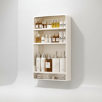 No-Drill Bathroom Wall Shelf, 2 or 3 Tiers - 3 Tiers, Drawer A
