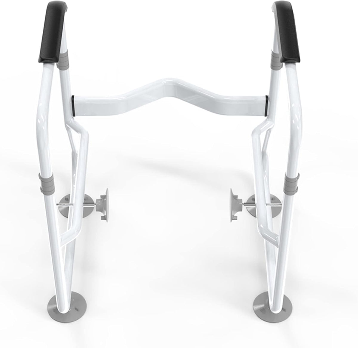 Adjustable Toilet Safety Frame with Support Rails, 136.078 kg Capacity - product view 6