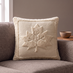 Embroidered Pumpkin and Maple Leaf Cushion Cover, 45.7 cm - product view 10