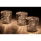 Diamond Pattern USB Rechargeable LED Table Lamp