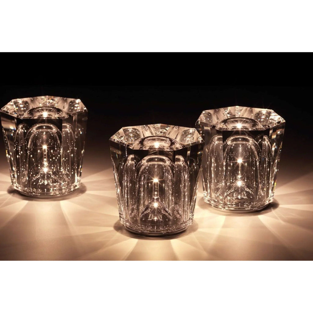 Diamond Pattern USB Rechargeable LED Table Lamp