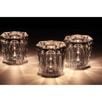 Diamond Pattern USB Rechargeable LED Table Lamp