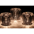Diamond Pattern USB Rechargeable LED Table Lamp