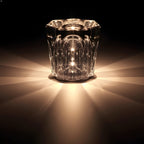 Diamond Pattern USB Rechargeable LED Table Lamp