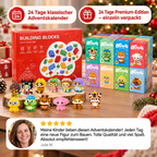 Animal Building-Block Advent Calendar