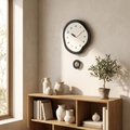 Abstract Silent Wall Clock, MDF and Acrylic, Pendulum Option - product view 1