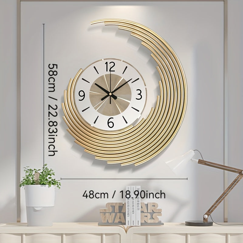 Modern 3D Metal Wall Clock