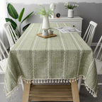 Linen Tablecloth in Soft Colours