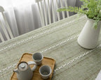 Linen Tablecloth in Soft Colours