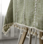 Linen Tablecloth in Soft Colours