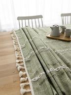 Linen Tablecloth in Soft Colours