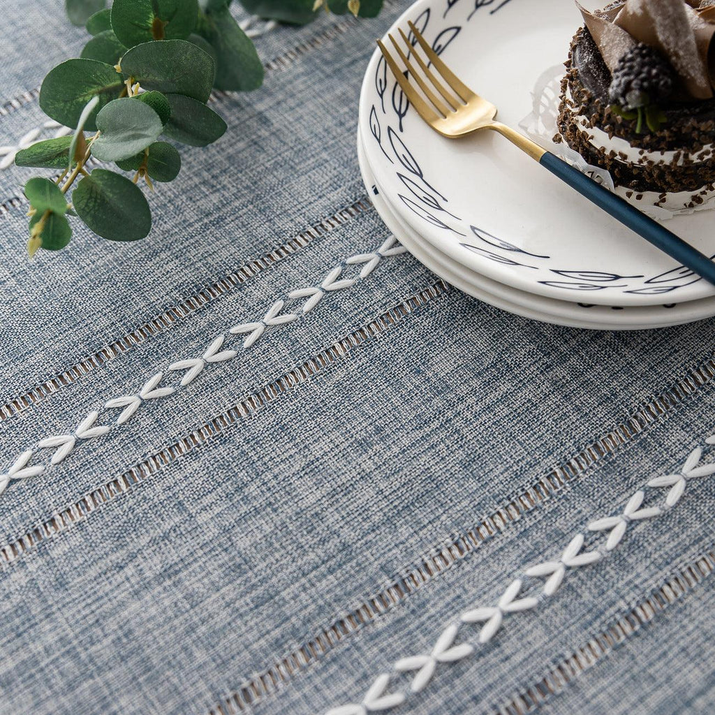 Linen Tablecloth in Soft Colours