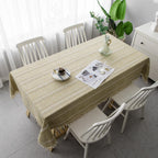 Linen Tablecloth in Soft Colours