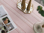 Linen Tablecloth in Soft Colours