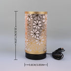 Floral USB Table Lamp