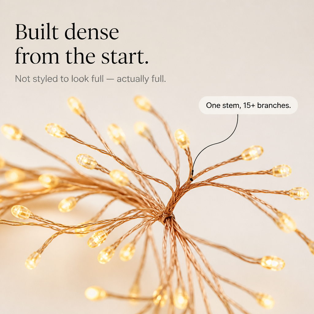 USB Branched Copper-Wire Fairy Lights