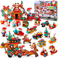 Christmas Building-Brick Advent Calendar Display Set