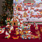 Christmas Building-Brick Advent Calendar Display Set