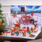 Christmas Building-Brick Advent Calendar Display Set