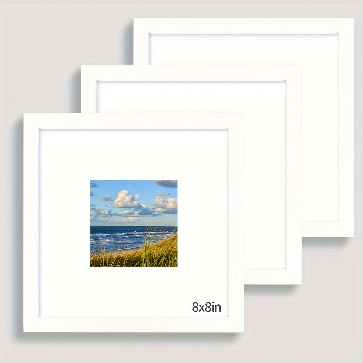Square Wooden Photo Frames, Set of 3 – product image 9