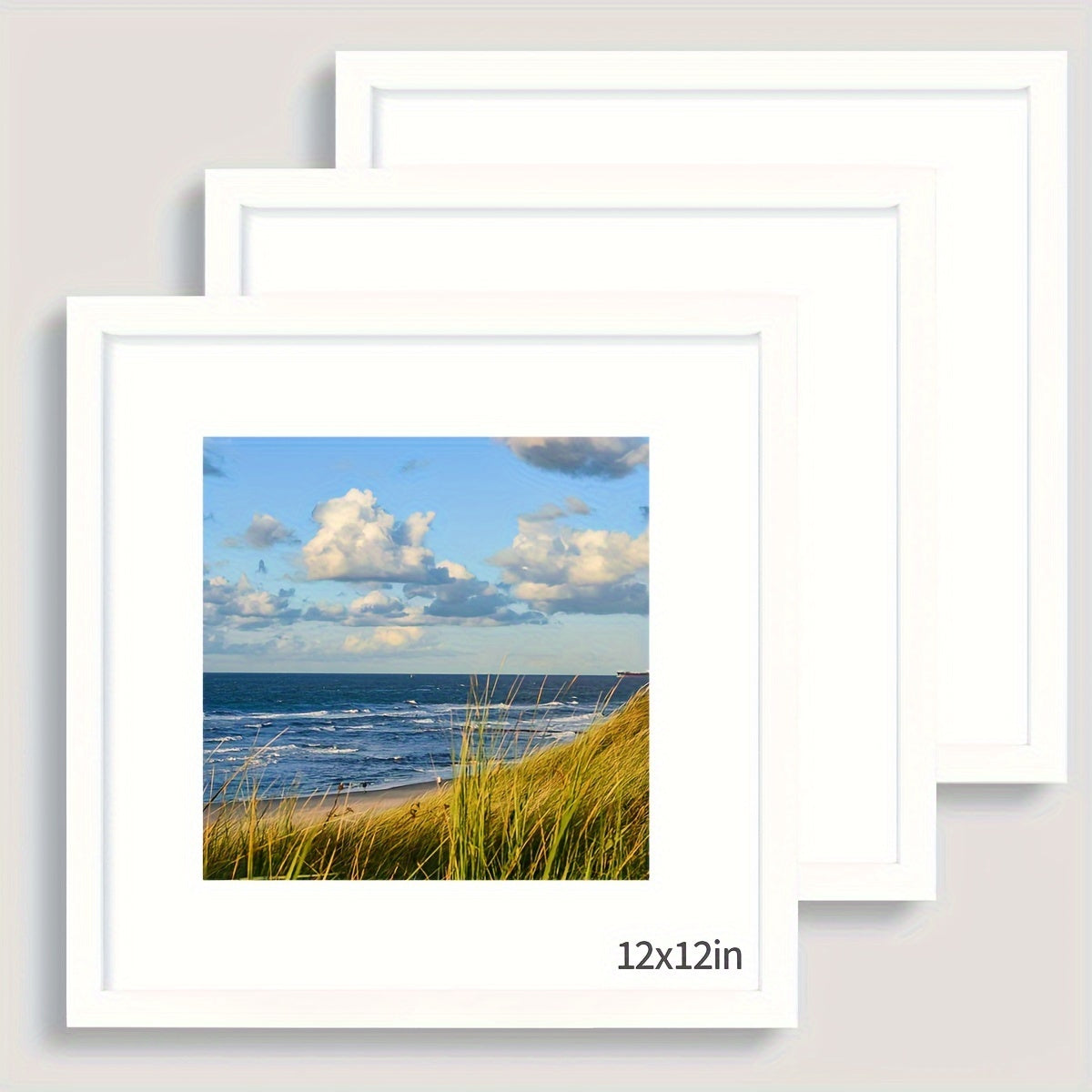 Square Wooden Photo Frames, Set of 3 – product image 6