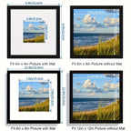 Square Wooden Photo Frames, Set of 3 – product image 2
