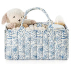 Cotton Nappy Caddy with Removable Divider, 38 x 25 x 18 cm