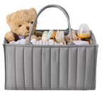 Cotton Nappy Caddy with Removable Divider, 38 x 25 x 18 cm
