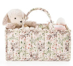Cotton Nappy Caddy with Removable Divider, 38 x 25 x 18 cm
