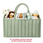 Cotton Nappy Caddy with Removable Divider, 38 x 25 x 18 cm
