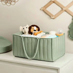 Cotton Nappy Caddy with Removable Divider, 38 x 25 x 18 cm